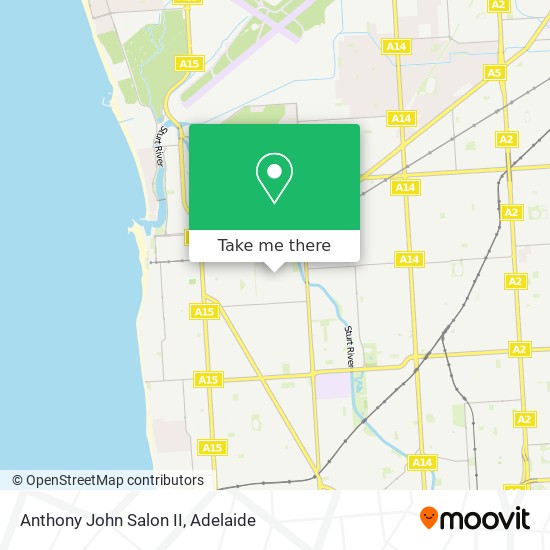 Mapa Anthony John Salon II