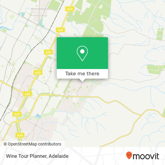 Wine Tour Planner map