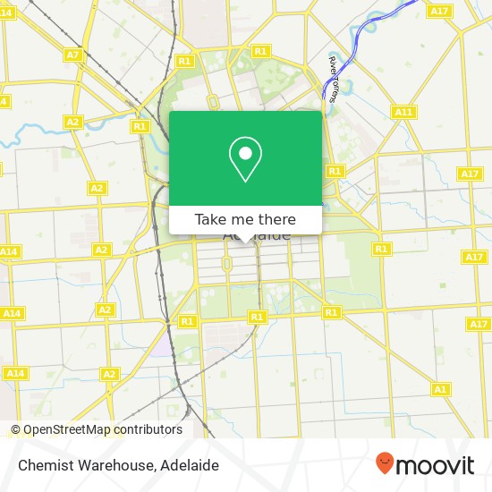 Chemist Warehouse map