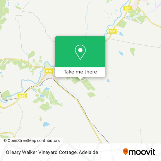 Mapa O'leary Walker Vineyard Cottage