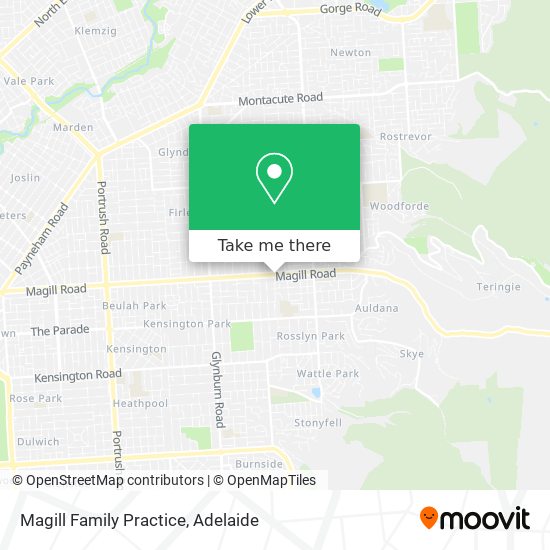 Magill Family Practice map