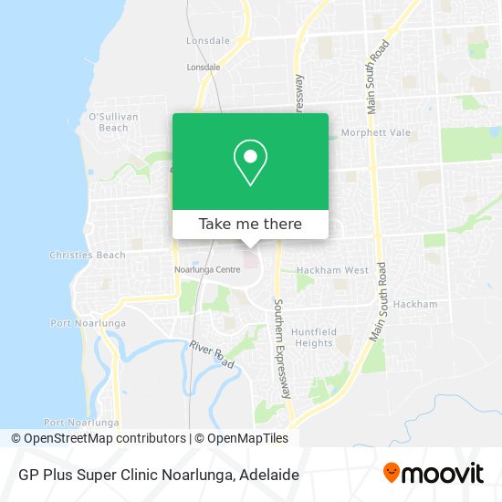 Mapa GP Plus Super Clinic Noarlunga