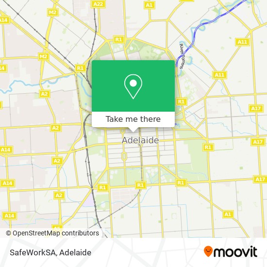 SafeWorkSA map