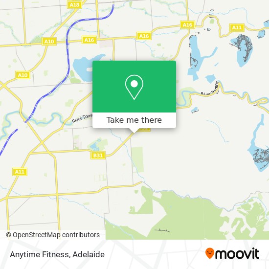 Anytime Fitness map