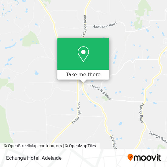 Echunga Hotel map