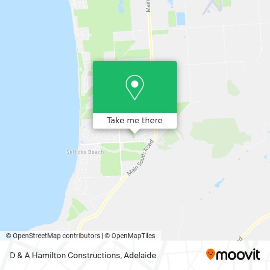 D & A Hamilton Constructions map