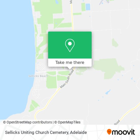 Mapa Sellicks Uniting Church Cemetery