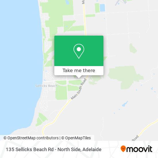 Mapa 135 Sellicks Beach Rd - North Side