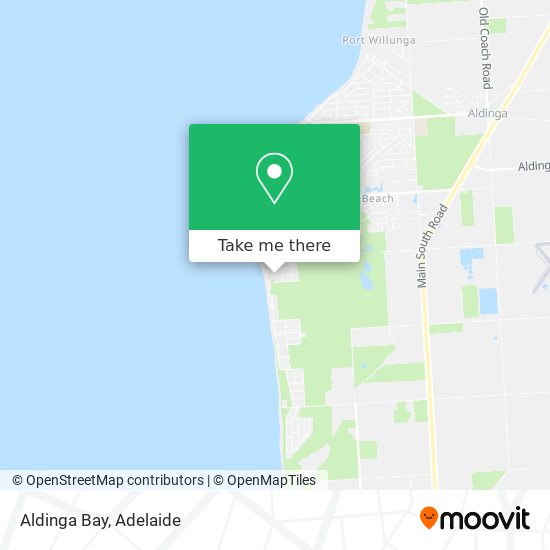 Mapa Aldinga Bay