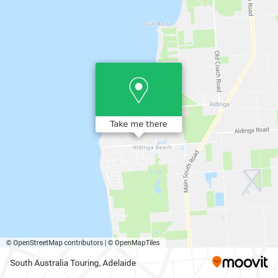 South Australia Touring map