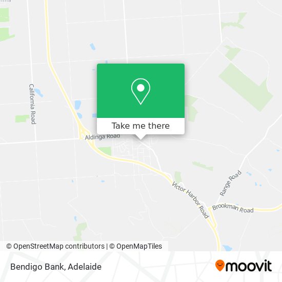 Bendigo Bank map