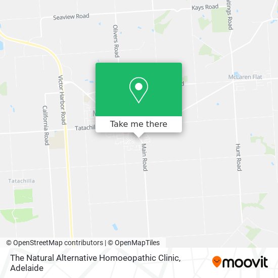 Mapa The Natural Alternative Homoeopathic Clinic