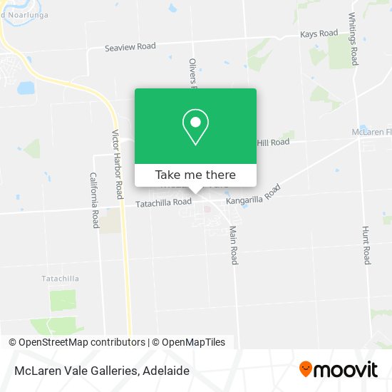 McLaren Vale Galleries map