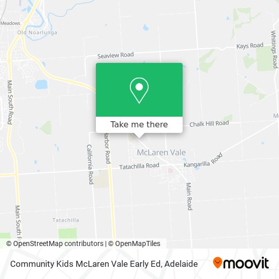 Community Kids McLaren Vale Early Ed map