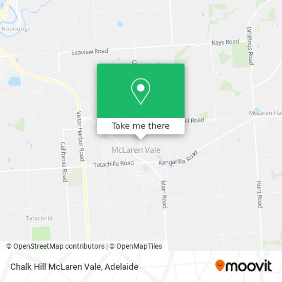 Chalk Hill McLaren Vale map