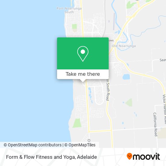 Form & Flow Fitness and Yoga map