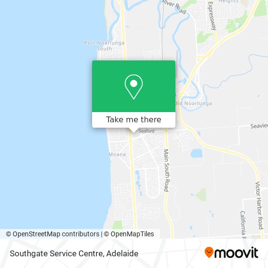 Southgate Service Centre map