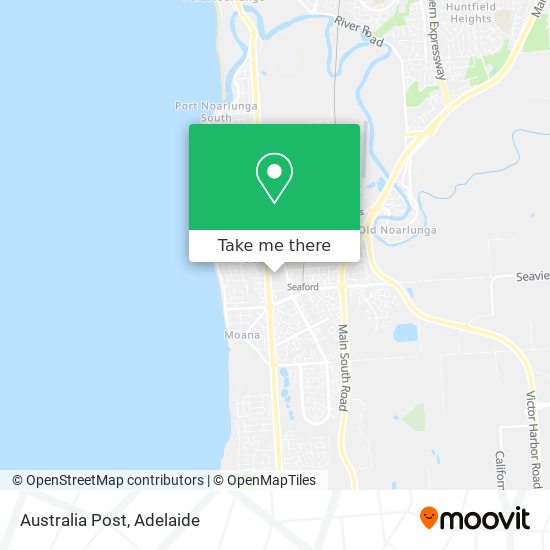 Australia Post map