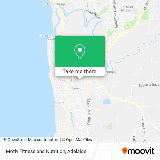 Motiv Fitness and Nutrition map