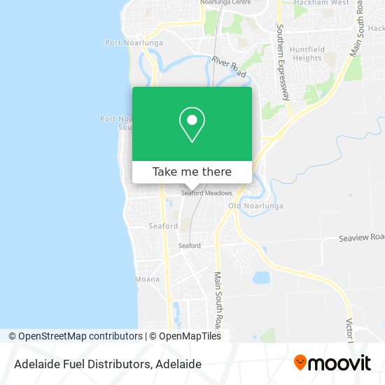 Adelaide Fuel Distributors map