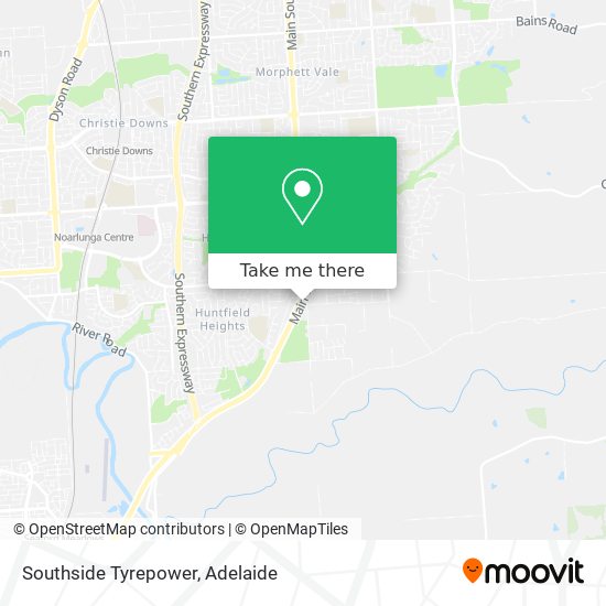 Southside Tyrepower map