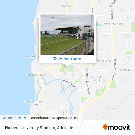 Flinders University Stadium map