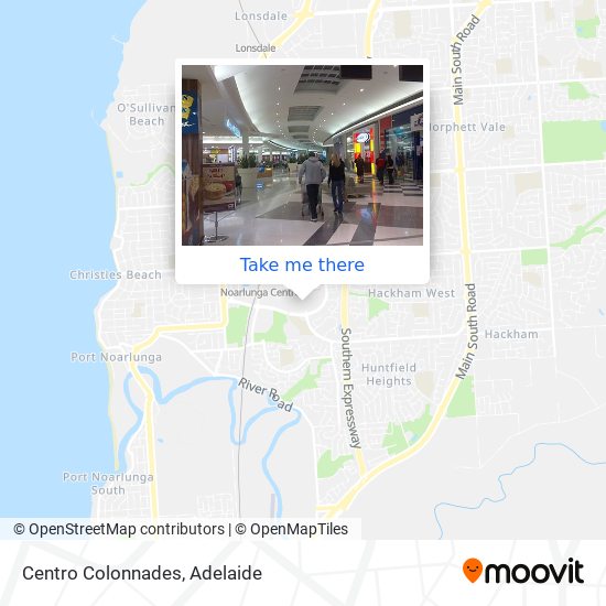 Centro Colonnades map