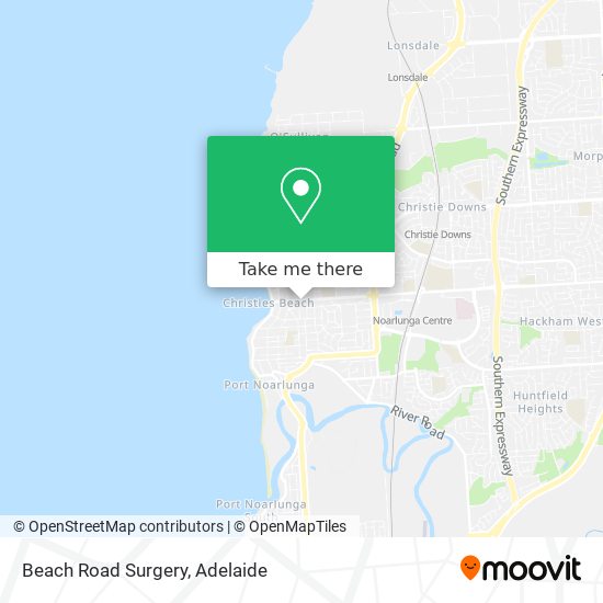 Beach Road Surgery map