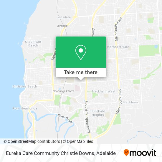 Eureka Care Community Christie Downs map