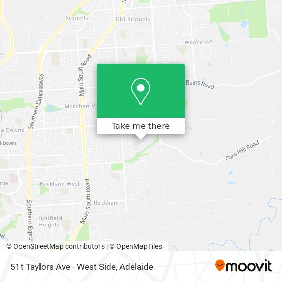 51t Taylors Ave - West Side map