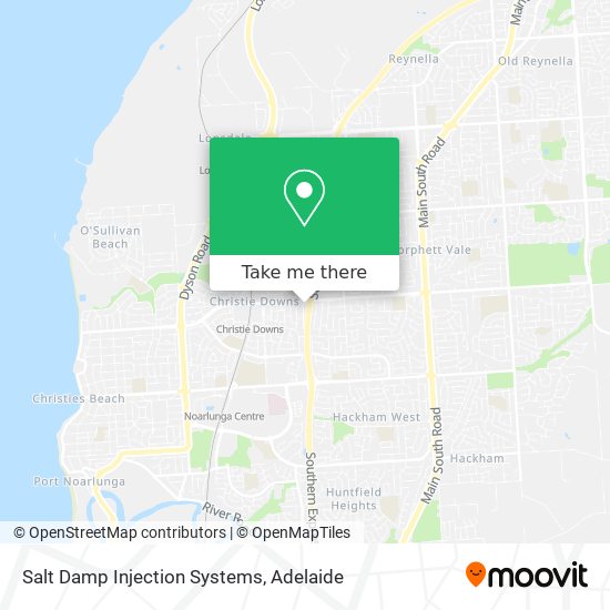 Salt Damp Injection Systems map