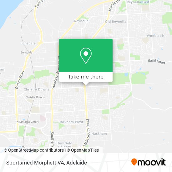 Sportsmed Morphett VA map