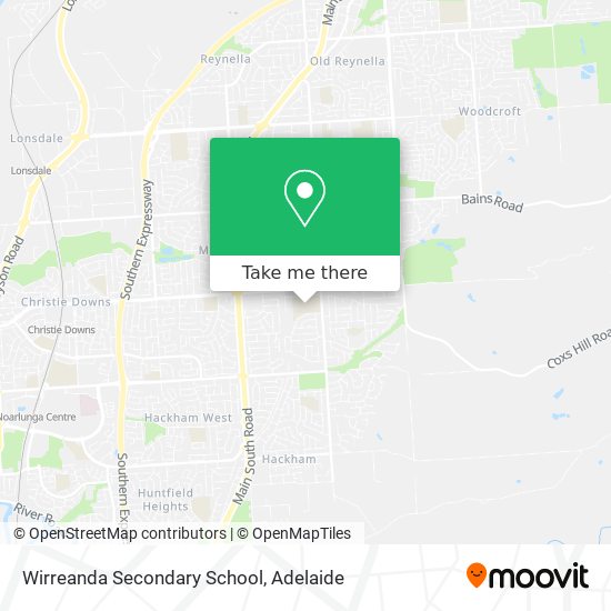 Mapa Wirreanda Secondary School