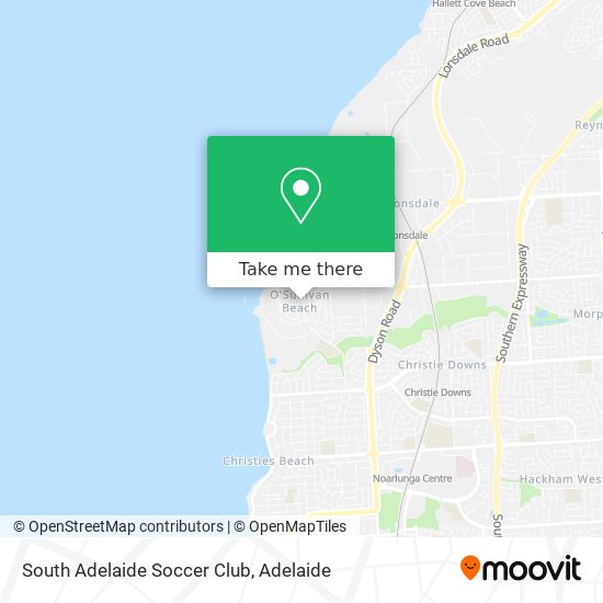 South Adelaide Soccer Club map
