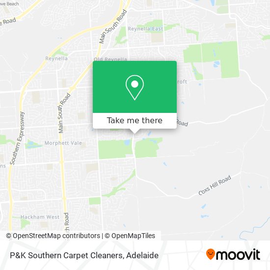 Mapa P&K Southern Carpet Cleaners