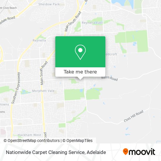Mapa Nationwide Carpet Cleaning Service
