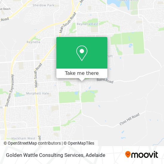 Mapa Golden Wattle Consulting Services