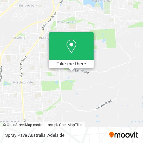 Spray Pave Australia map