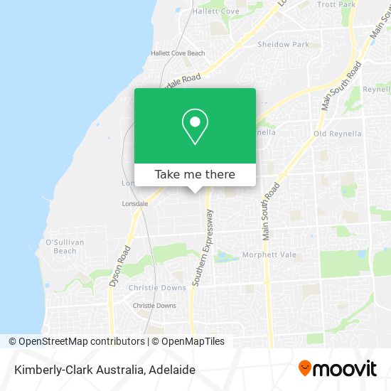 Kimberly-Clark Australia map