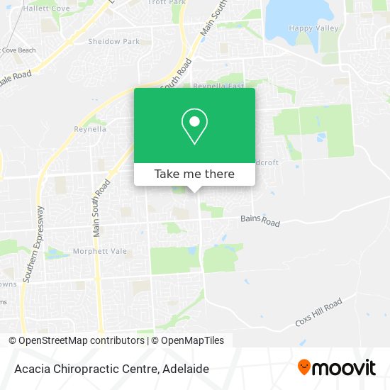 Acacia Chiropractic Centre map