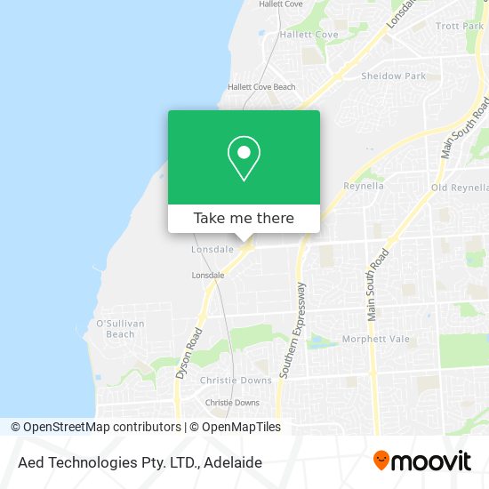 Aed Technologies Pty. LTD. map