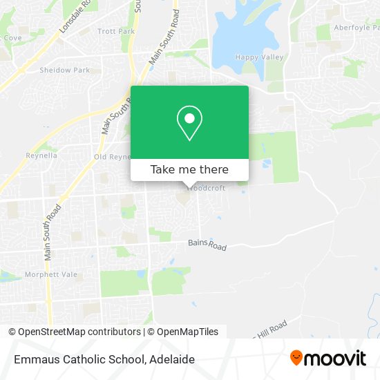 Mapa Emmaus Catholic School