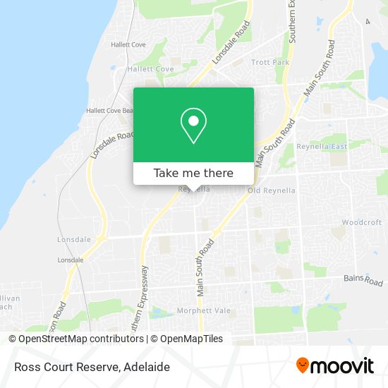 Mapa Ross Court Reserve