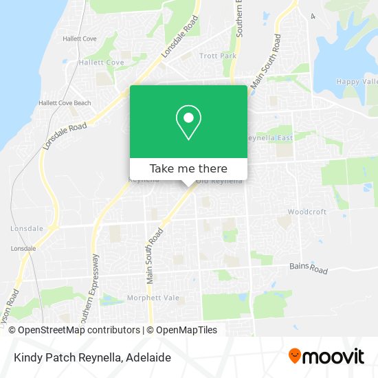 Kindy Patch Reynella map