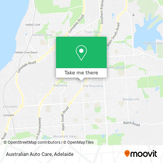 Australian Auto Care map