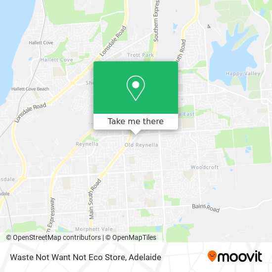 Mapa Waste Not Want Not Eco Store