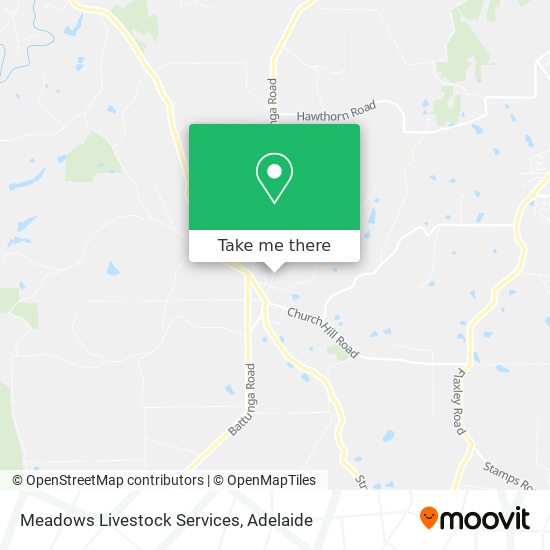 Meadows Livestock Services map