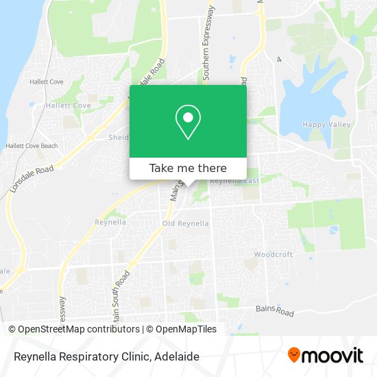 Reynella Respiratory Clinic map