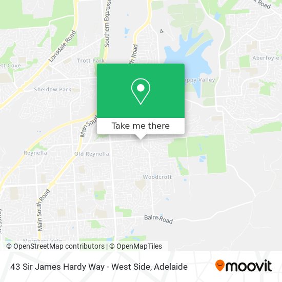 Mapa 43 Sir James Hardy Way - West Side