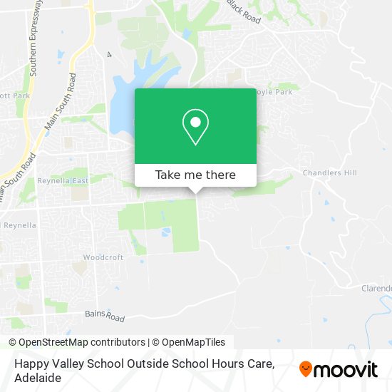 Happy Valley School Outside School Hours Care map